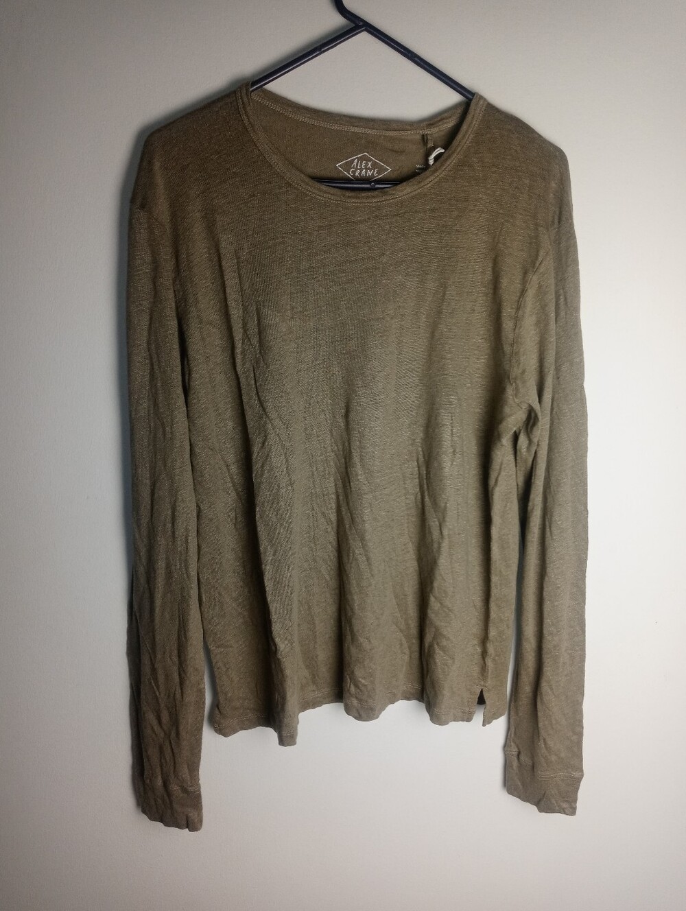 Men's Alex Crane Long Sleeve Sun Tee Size M